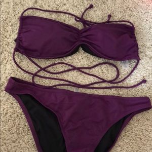 Victoria’s Secret deep purple bathing suit !